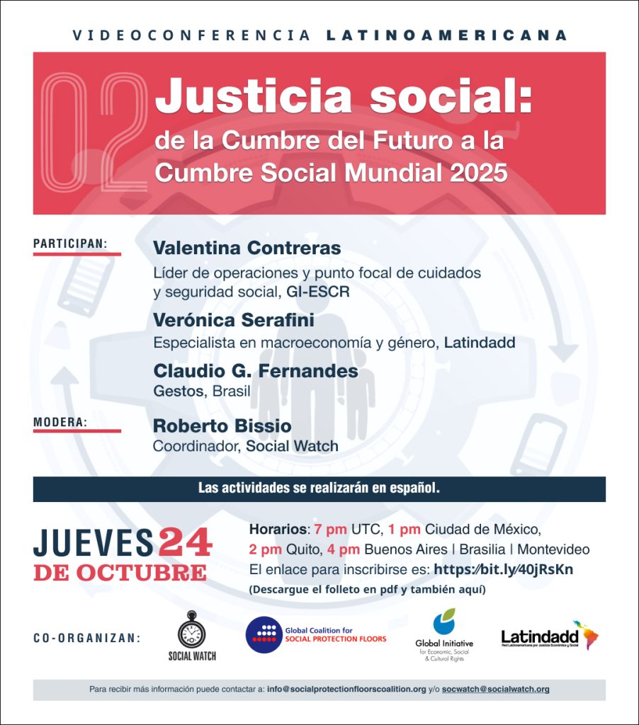 Justicia Social y Financiera flyers