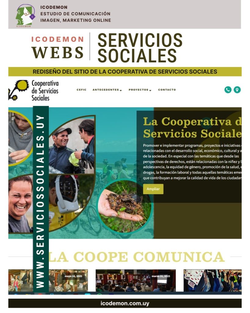 Renovación del sitio web de la Cooperativa de Servicios Sociales